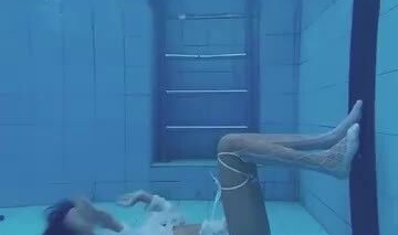 小姐姐水下呼吸,小姐姐探索神秘海洋的呼吸奥秘